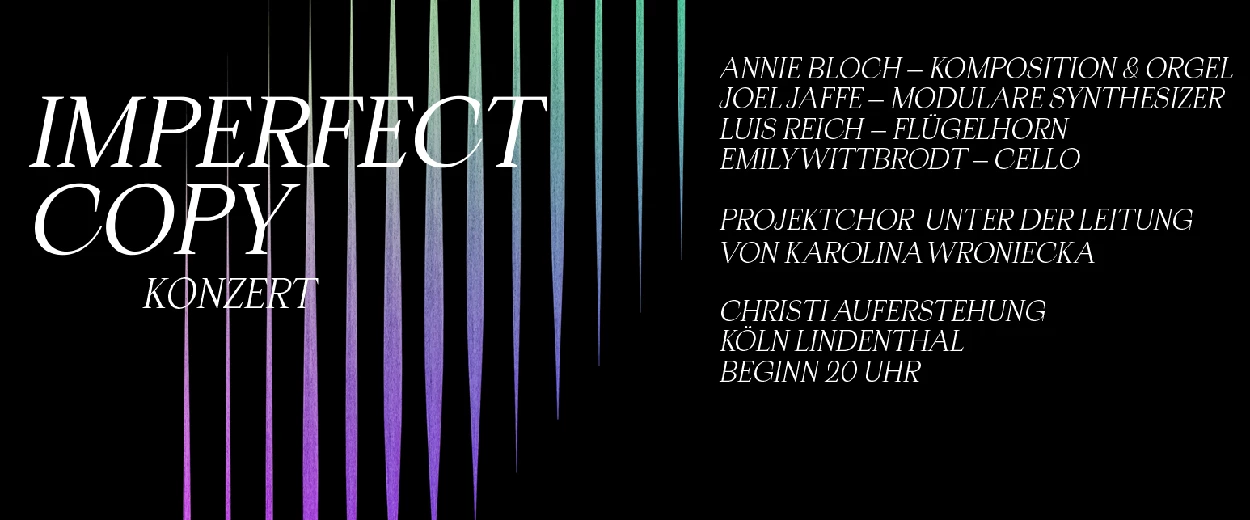 Betonklang Köln II – Imperfect Copy – Christi Auferstehung